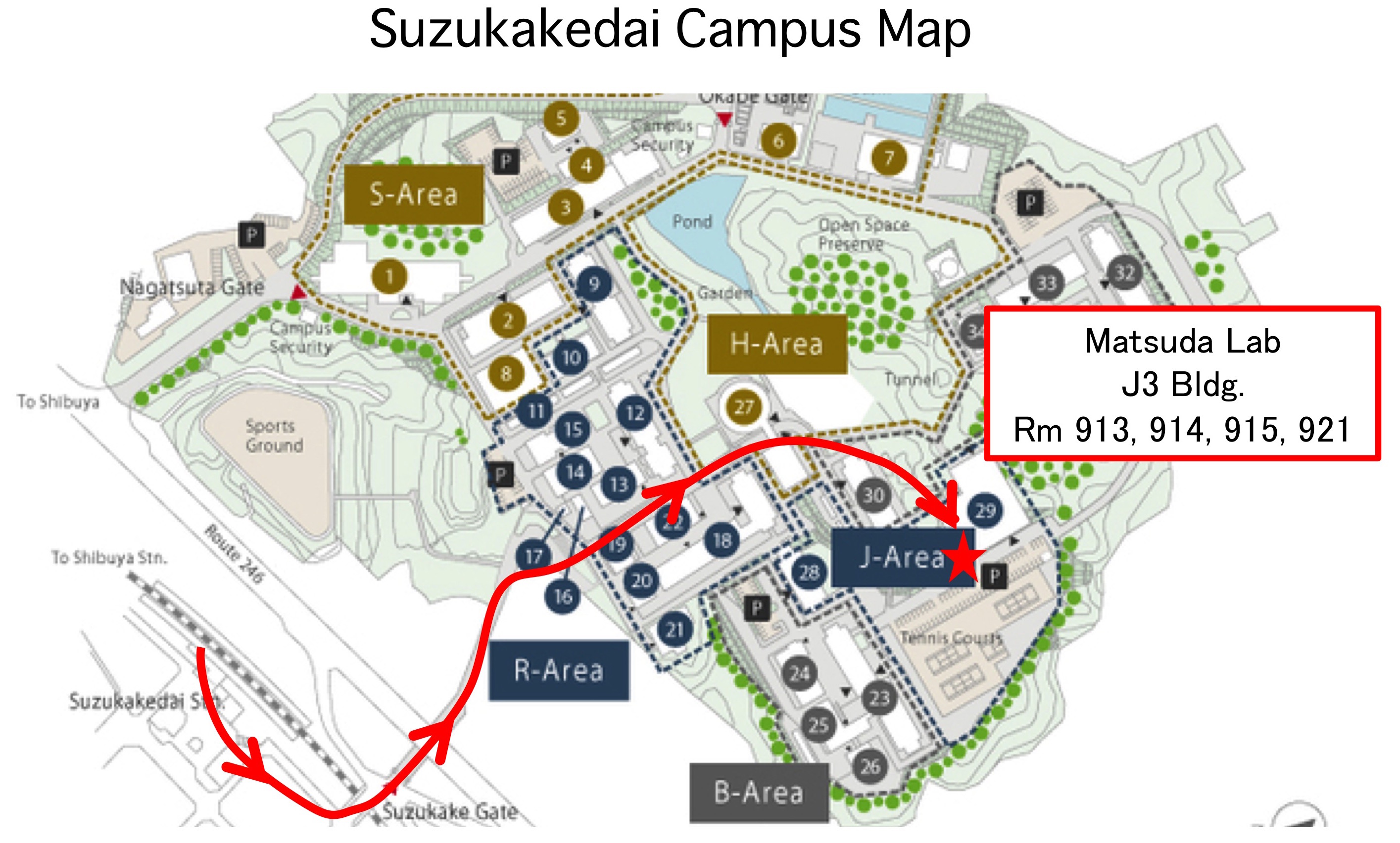 Campus Map EN